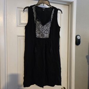 a.n.a Black and White Dress